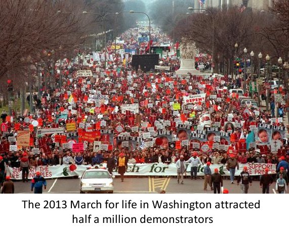 Pro-life march in washington 2013