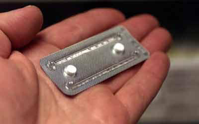 Oral contraceptive packet photo