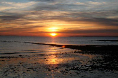 photo of sunset