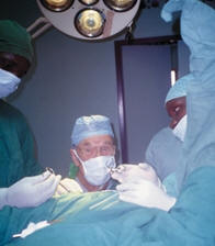 Photo during surgery