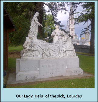 Lourdes-statue